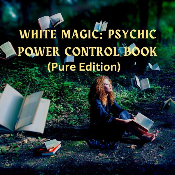 Psychic power withcraft book, antique witch, white magic, occult, astral projection, telepathy, diviation, wicca witchy book 209 pages