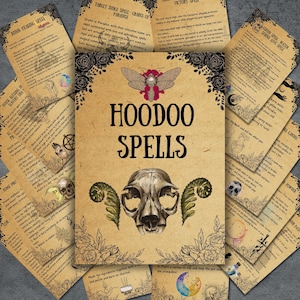 Best Hoodoo Spells, Rare witchy spell book, Book of shadows, waite, Wicca hoodoo magic Spells, Grimoire, Occult, Pagan, witch starter kit