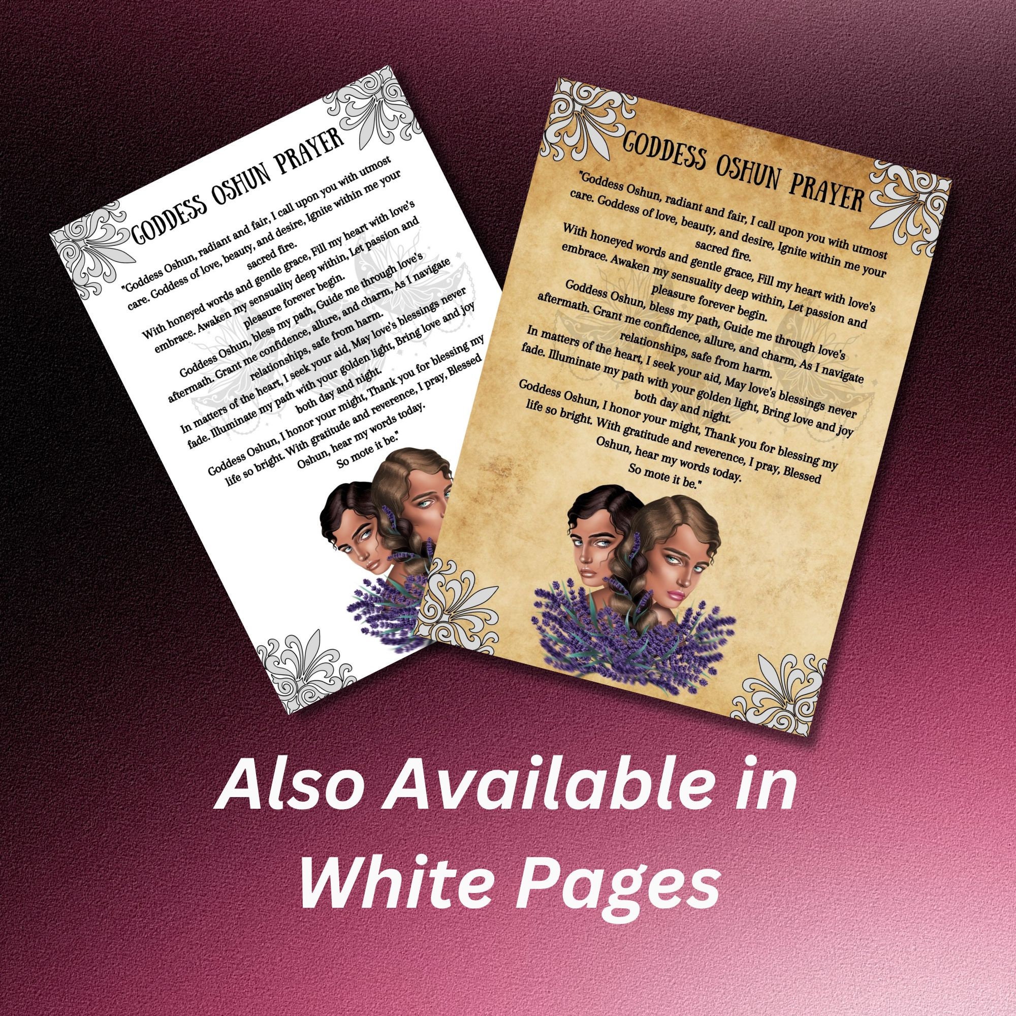 Oshun Altar Guide, Orisha Grimoire Pages, Printable Oshun Invocation ...
