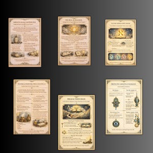 Judaism Magic Grimoire pages, Kabbalah book, occult, Jewish grimoire, Hebrew names, sigils, seals, rituals, Judaism Guide image 4