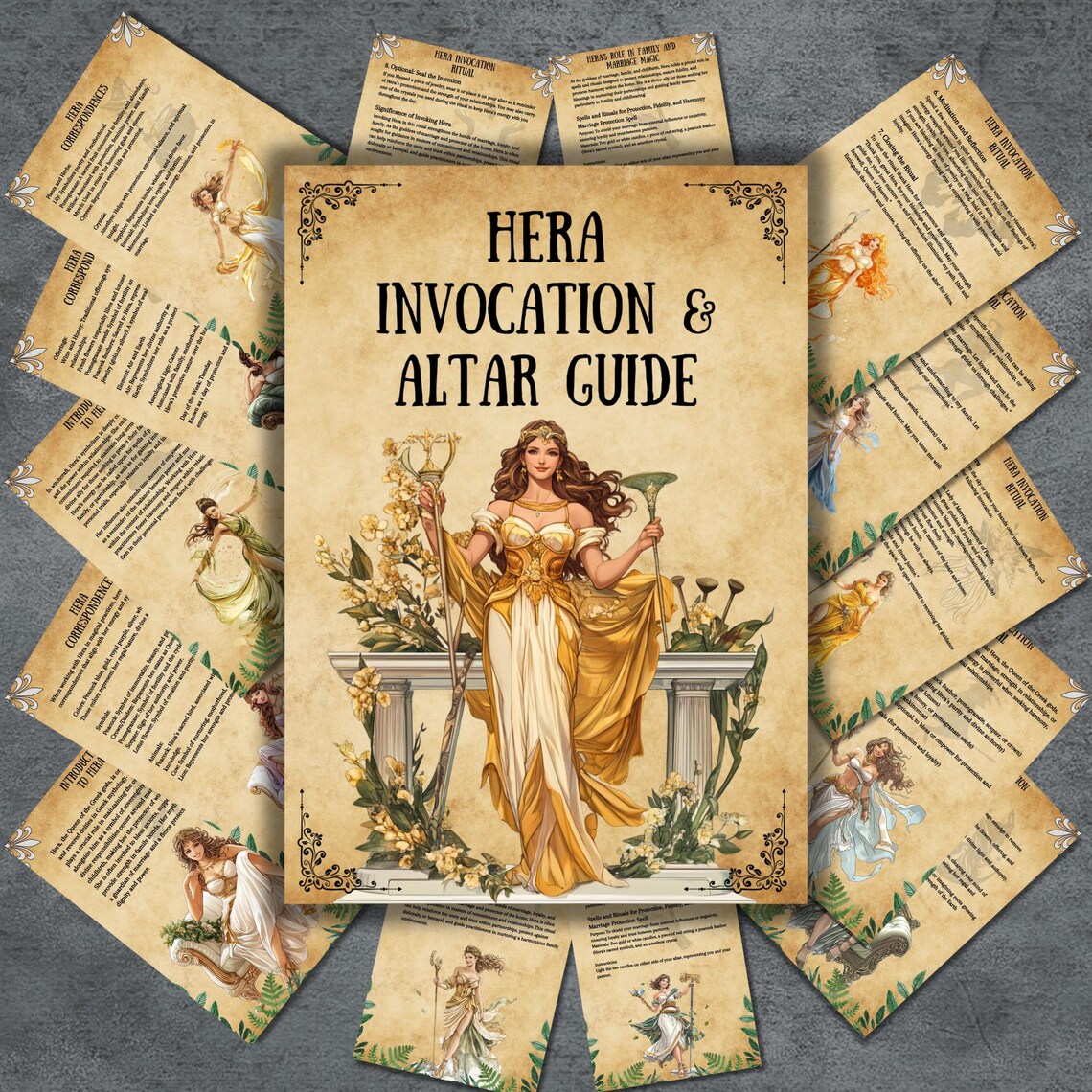 Greek Goddess Hera Altar, Invocation, Prayers, Altar Guide, Grimoire ...