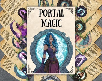 秘密のポータル魔法のページ、グリモワール、魔術入門、影の書、ポータル儀式、異教、魔女のグリモワール、魔術、初心者、BOSページ