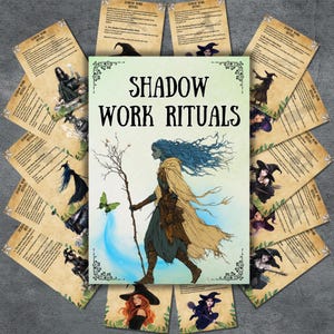 Secret Shadow work rituals, Shadow journal, witchy Grimoire pages, Witch rituals, Book of shadows, Witchcraft, Beginner Guide