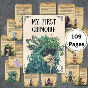 Die ersten Seiten sind geheim, Grimoire, Magie, Buch der Schatten, Grimoire zum Ausdrucken, Grundlagen der Hexerei, Zauber, Anfänger Hexe, Pagan, BOS Seiten