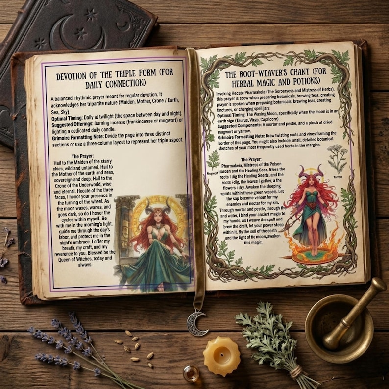Goddess Hecate Prayers, Grimoire Pages, Witchcraft Goddess, Rituals ...