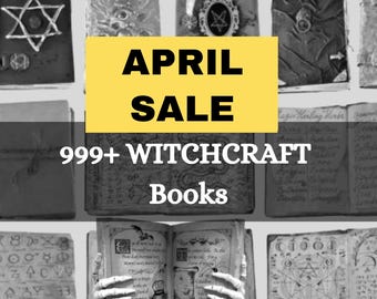 999 Witchcraft books Bundle, spellbooks Collection, wiccan, Occult, Pagan books PDF