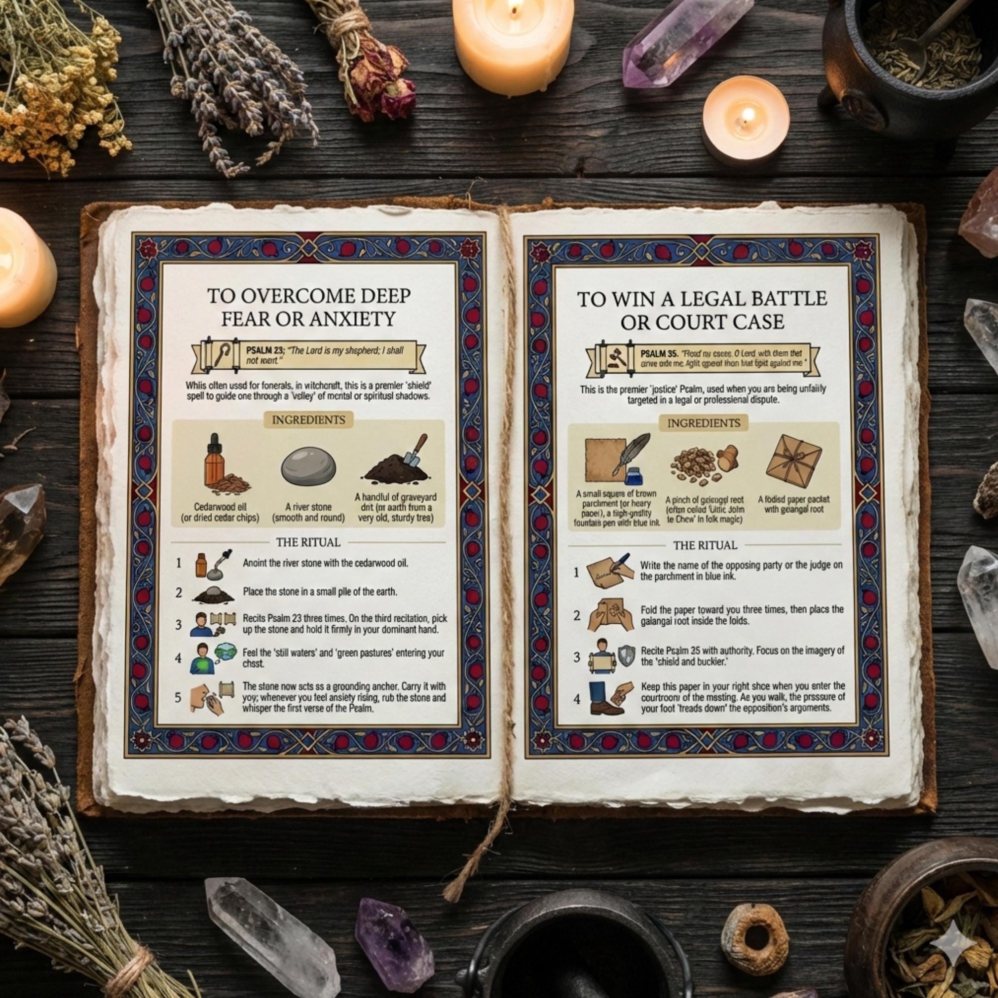 Secret Psalm Spells Pages, Jewish Grimoire, Chants, Invocation, Judaism ...