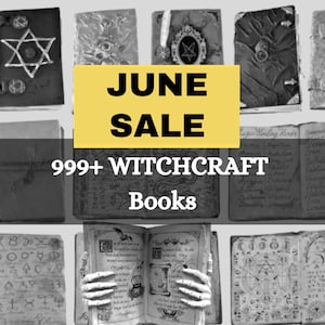 999 Hexerei Bücher Bundle, Zauberbücher Sammlung, Wicca, Okkulte, Pagan Bücher PDF