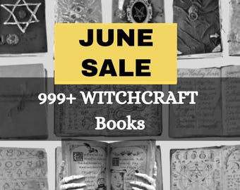 999 Witchcraft books Bundle, spellbooks Collection, wiccan, Occult, Pagan books PDF