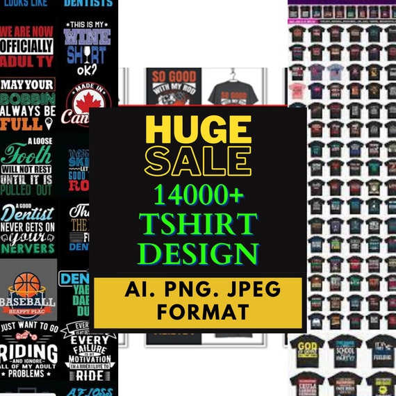14k T Shirt Design Big Bundle Svg Huge Bundle Etsy