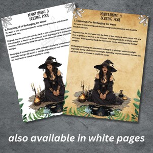 Secret Witchcraft, Scrying Pools Grimoire, Book of Shadows Pages ...