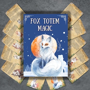 Secret Fox totem grimoire bundle, spirit animals, book of shadows, spirit totem, rituals, animal totems, pagan guide, witchcraft, BOS