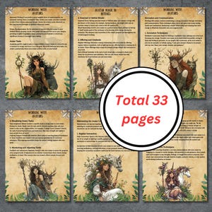 Avatar Magic Pages, Grimoire Bundle, Witchcraft, BOS, Avatar Rituals ...