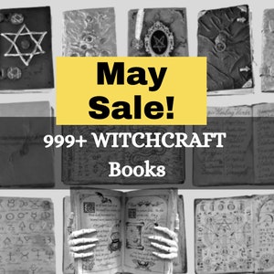 999 Witchcraft books Bundle, spellbooks Collection, wiccan, Occult, Pagan books PDF