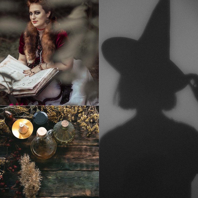 997 Witchcraft books Bundle, Spellbook kit, Digital Grimoire, Beginner Magic Books, witchy printable, BOS, witches journal image 2