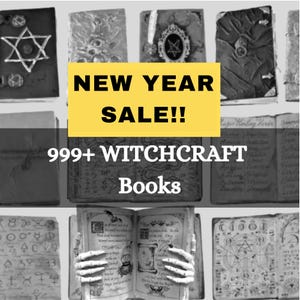 999 Zestaw książek o czarach, kolekcja ksiąg czarów, wiccan, okultyzm, pogańskie książki PDF