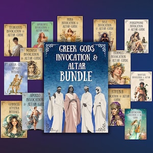 Greek Gods Altar, Prayer, Invocation, altar guide, Grimoire pages, Greek Deity Rituals, Book of shadows, Statue, Goddesses, Beginner Witch
