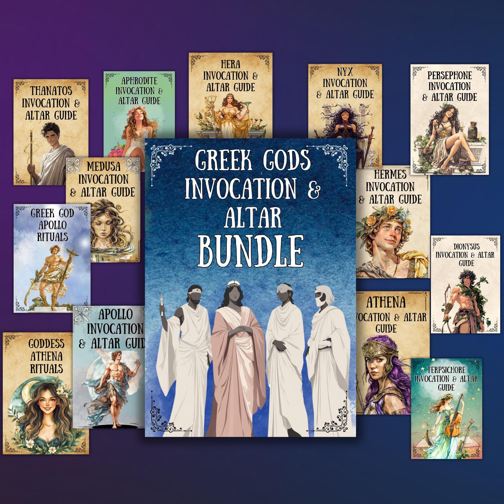 Greek Gods Altar, Prayer, Invocation, Altar Guide, Grimoire Pages ...