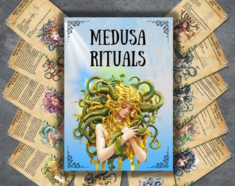 Medusa Rituals Grimoire Pages: Greek Goddess Altar Guide (Digital Download)