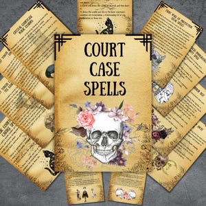 Best Court Spells, printable wicca spells, Book of shadows, Occult, witchcraft spells pages, witchy, wiccan magic, grimoire rituals, spells