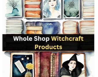 Total Witchcraft Grimoire pages, Printable Book of shadows, All Wicca witch, rituals, magic, beginner witch BOS pages
