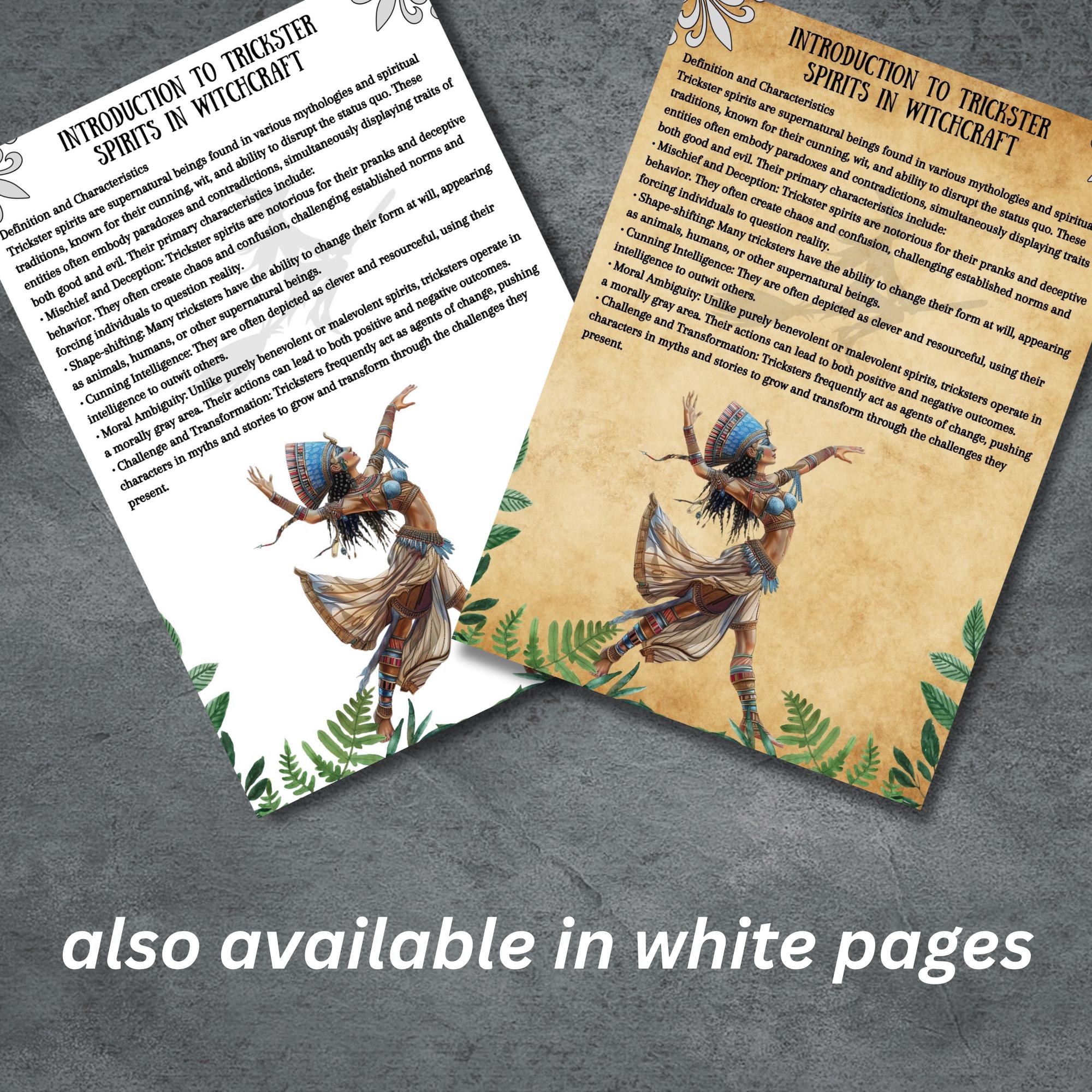 Trickster Deities Altar Guide, Grimoire Pages, Prayer, Invocation ...