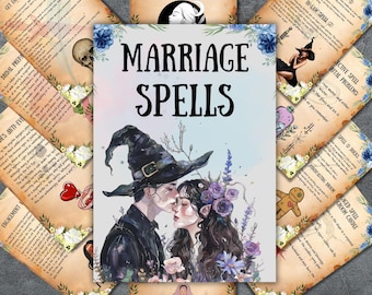 Libro de hechizos matrimoniales: Rituales de brujería wiccana (Descarga digital)