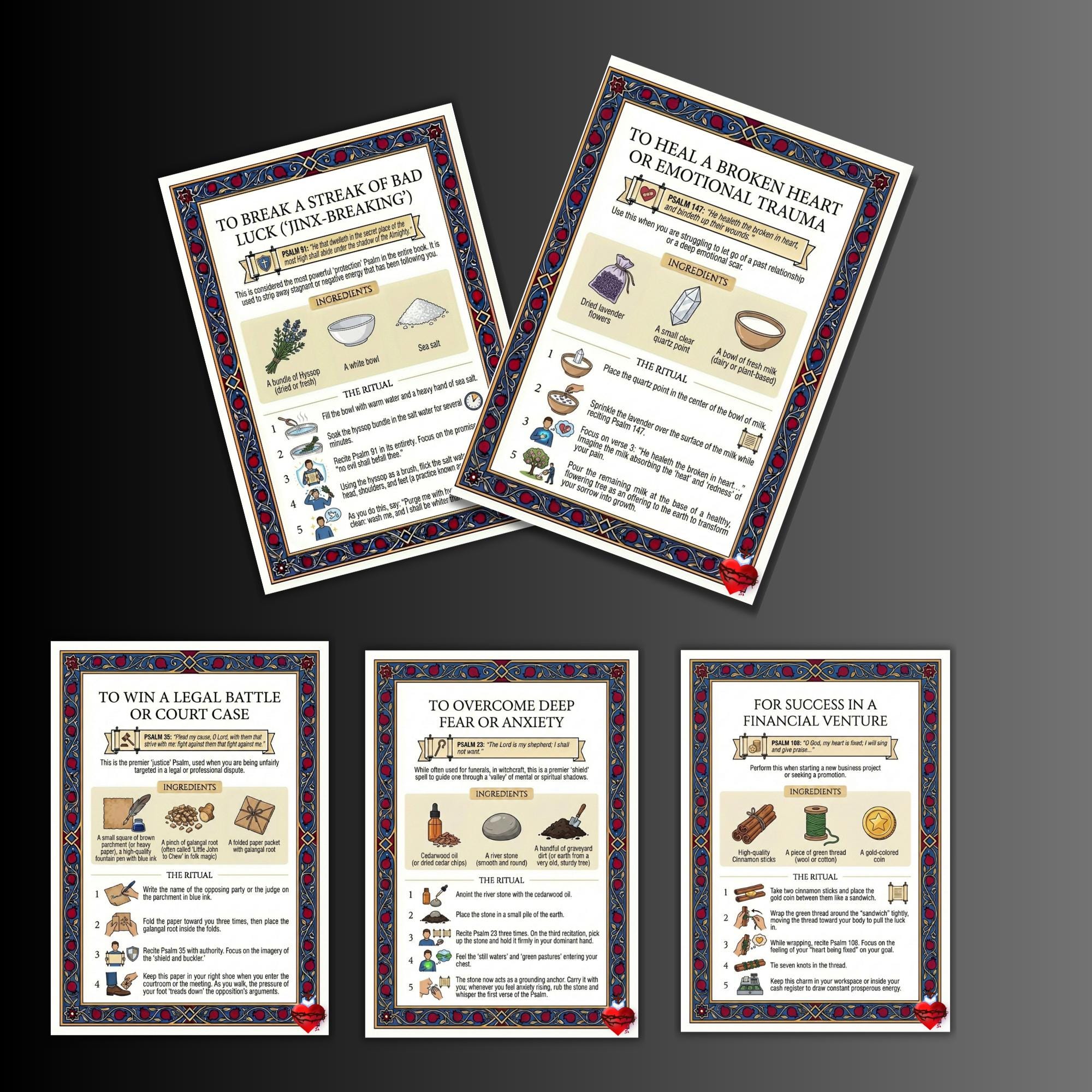 Secret Psalm Spells Pages, Jewish Grimoire, Chants, Invocation, Judaism ...