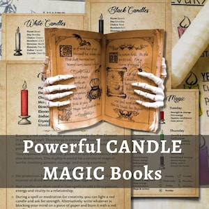 Candle Magic Books: 6 books in 1, Spells, Rituals, Candle magic guides, Pagan, Wiccan Pages, Grimoire, beginner witch Ebook
