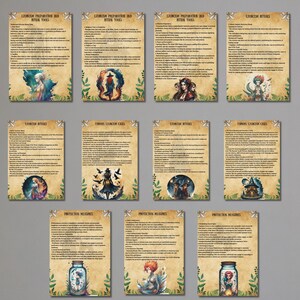 Exorcism Grimoire Pages, Printable Book of Shadows, Haunted, Curse ...