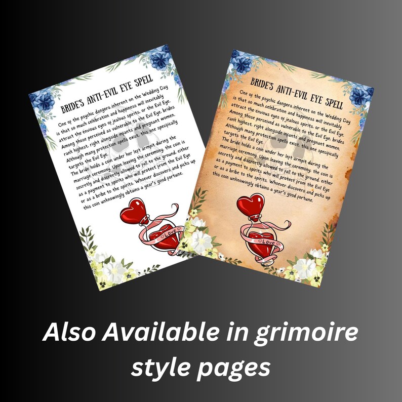 Marriage spells bundle, witchcraft book of spells, wicca magic spells, witchy, pagan, occult, Baby witch, Printable grimoire spells sheet image 3