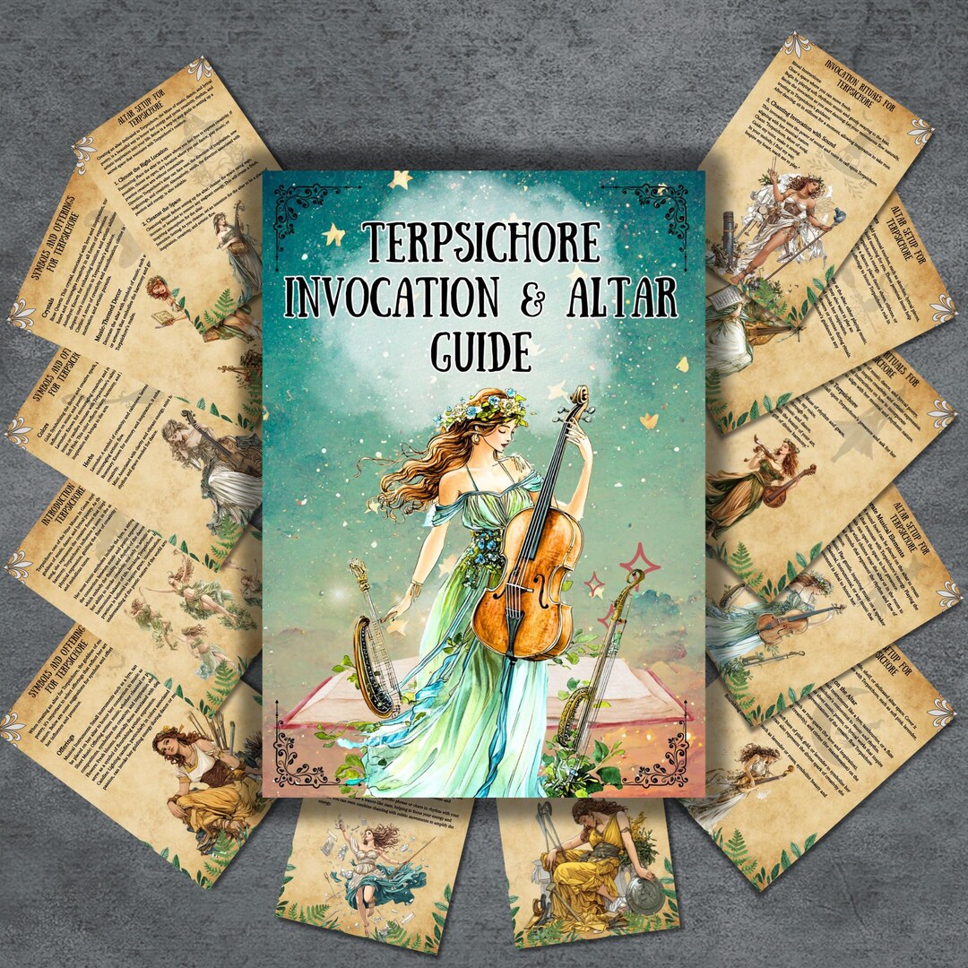 Greek Goddess Terpsichore Altar Guide, Invocation, Prayer, Grimoire ...