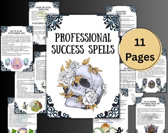 Beste Erfolg Zauberbuch, Hexerei, Hexerei, Buch der Schatten, Wicca, Okkulte, magische Zauber, druckbares Grimoire, Rituale, BOS Seiten