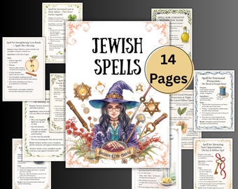 Secret Jewish Spells, Judaism Magic, Hebrew, Rites, Jewish grimoire download, Book of shadows, Rituals, Pagan, Mystic, Occult, BOS pages
