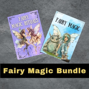 Fairy bundle grimoire pages, witchy witchcraft basics, beginner, witch, wiccan, fairy rituals, pagan, Fae, BOS pages