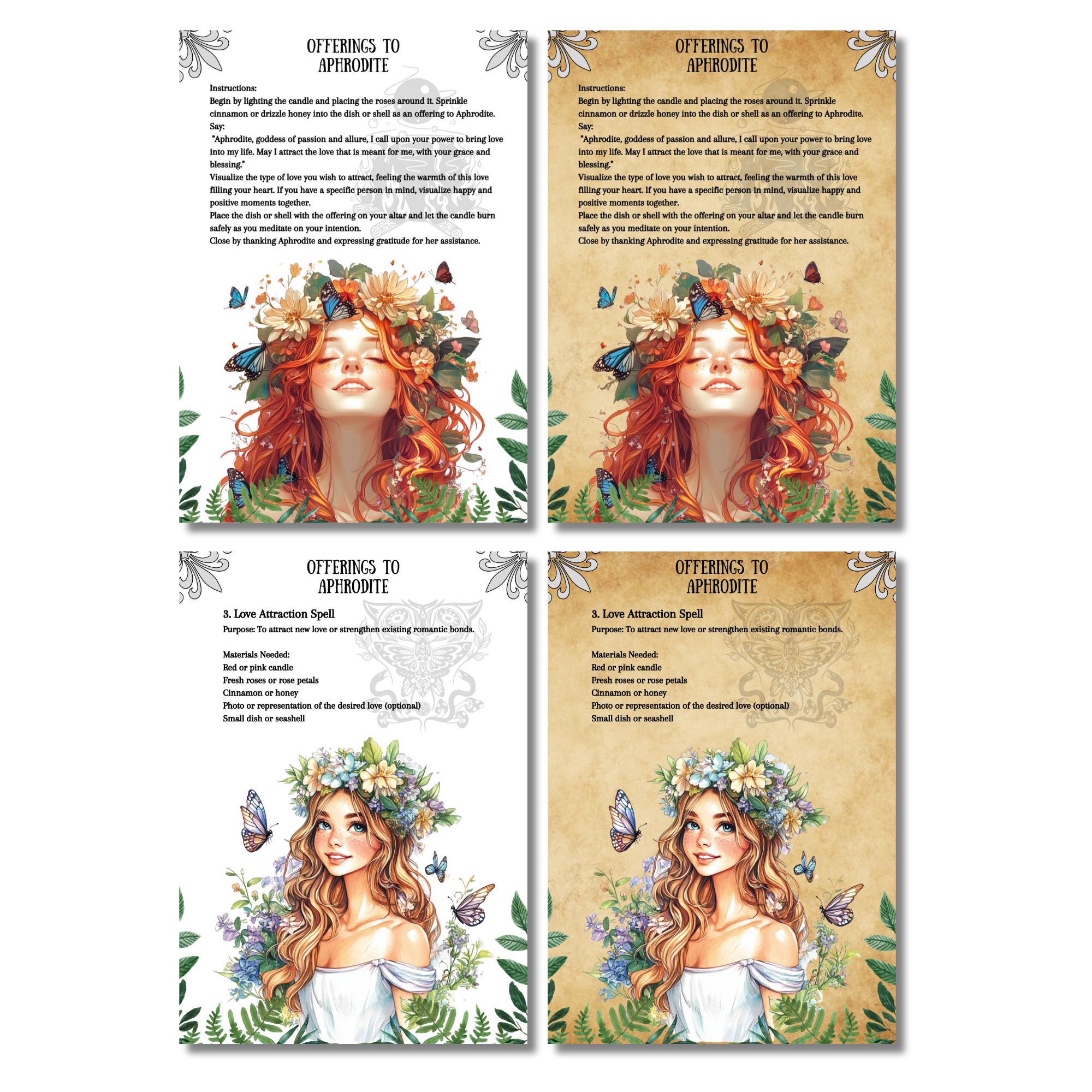 Greek Gods Altar, Prayer, Invocation, Altar Guide, Grimoire Pages ...