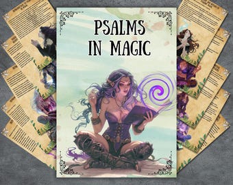 psalms grimoire pages, prayers, chants, Book of shadows, invocation, rituals, witchcraft, wicca, pagan, Beginner witch, Magic, BOS
