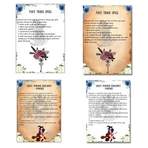 Witchcraft Powder SPELL Book, Printable Wicca Spells, Witches, Book of ...