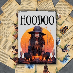 Pagine del Grimorio Hoodoo Segreto, Libro delle Ombre della Stregoneria Africana, Rituali Hoodoo, Pagani, Stregoneria per Principianti, Pagine del Libro delle Ombre