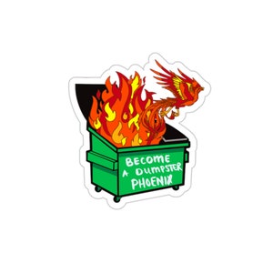 Dumpster Phoenix Sticker