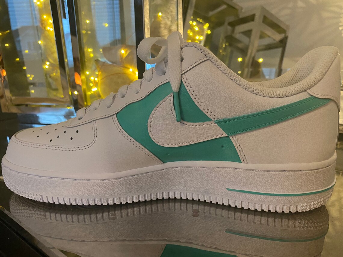 brown checkered air force ones