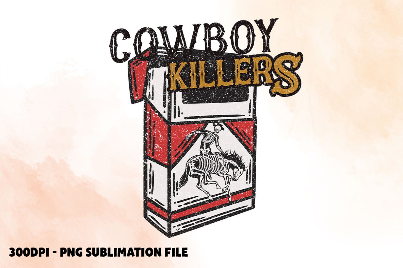 Cowboys Killers PNG Cowboy Skeleton PNG Western Etsy Hong Kong