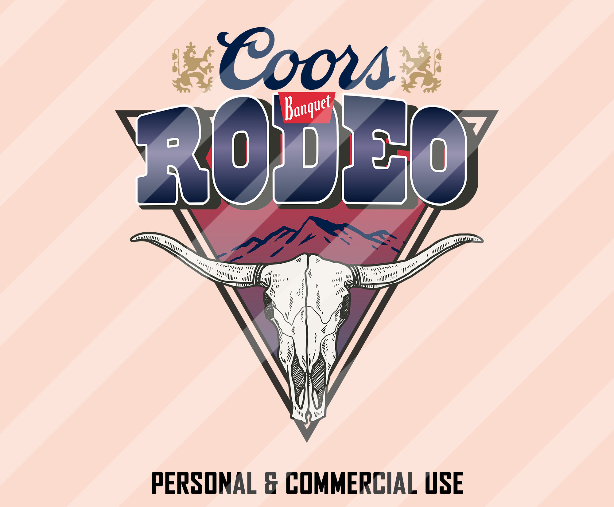 Coors Banquet Rodeo PNG Western Sublimation Designs Coors Etsy