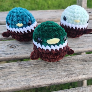 Gehaakte dikke zachte wilde eend Stress angstbal Stressbal cadeau eigenzinnig kawaii vogelliefhebber cadeau