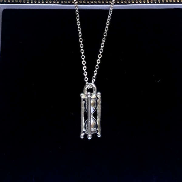 Hourglass Pendant Etsy