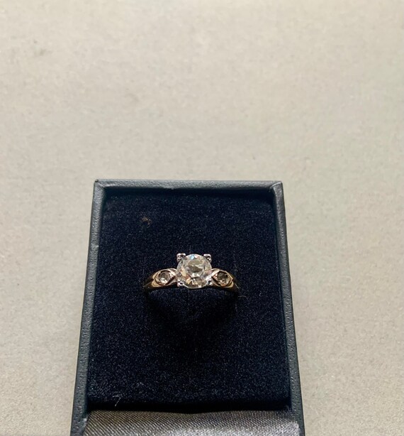 14k Gold Electroplated HGE & Sterling Silver Cubic Zi… Gem