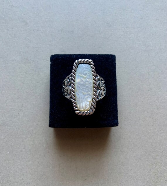 Carolyn Pollack/Relios Mother of Pearl Sterling S… - image 5