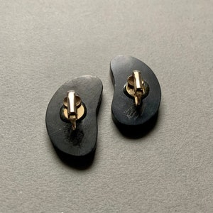 Avant Garde Abstract Resin Clip On Earrings image 5