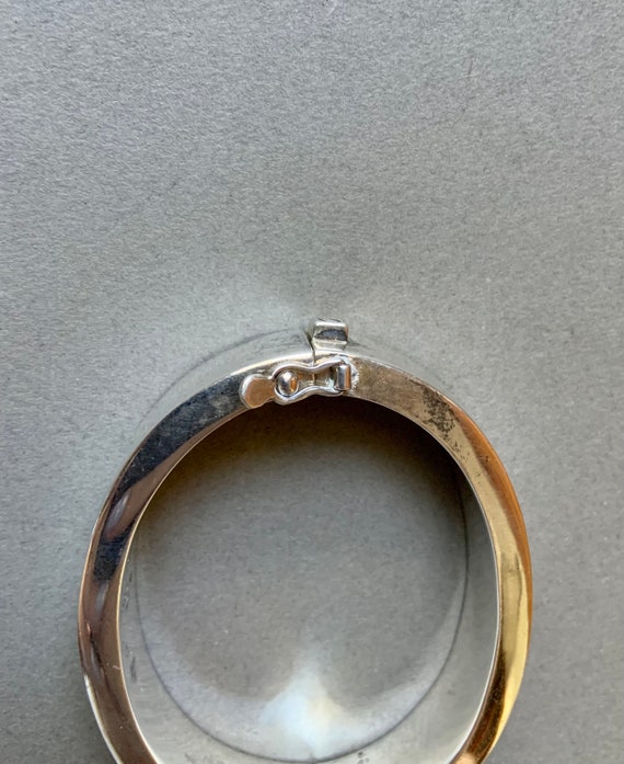 Bayanihan Sterling Silver Hinged Cuff Bracelet - image 7
