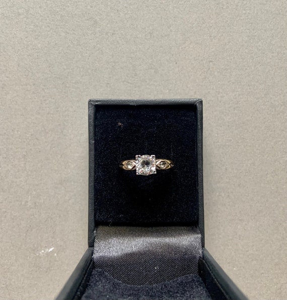 14k Gold Electroplated HGE & Sterling Silver Cubic Zi… Gem